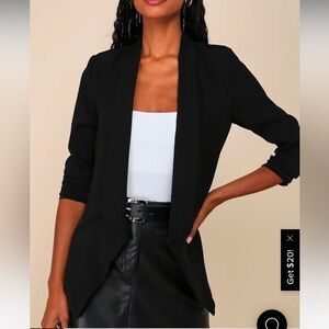Lulu’s Black Blazer